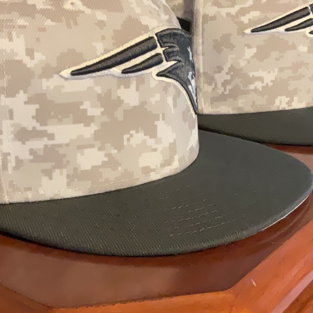New England Patriots Salute to Service never worn- fitted 7 1/2 baseball cap - Picture 15 of 15